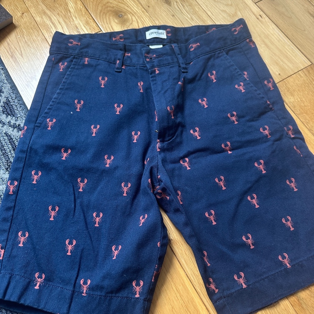 J crew ( crew cuts) lobster shorts